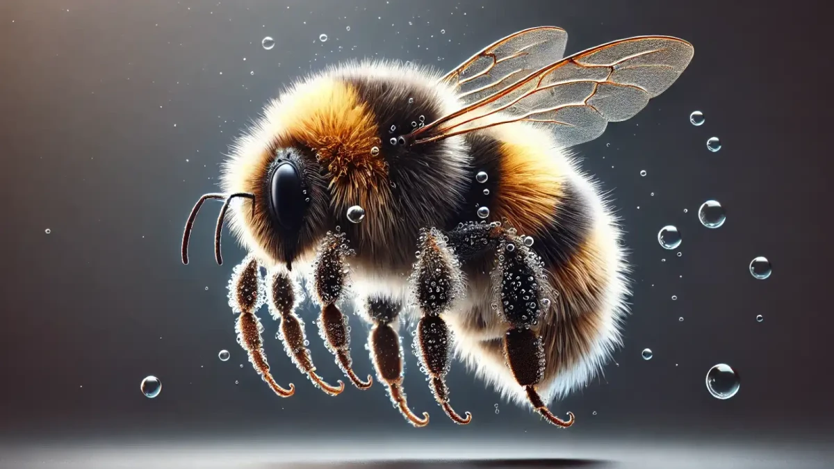 Jak může čmelák vydržet týden pod vodou?