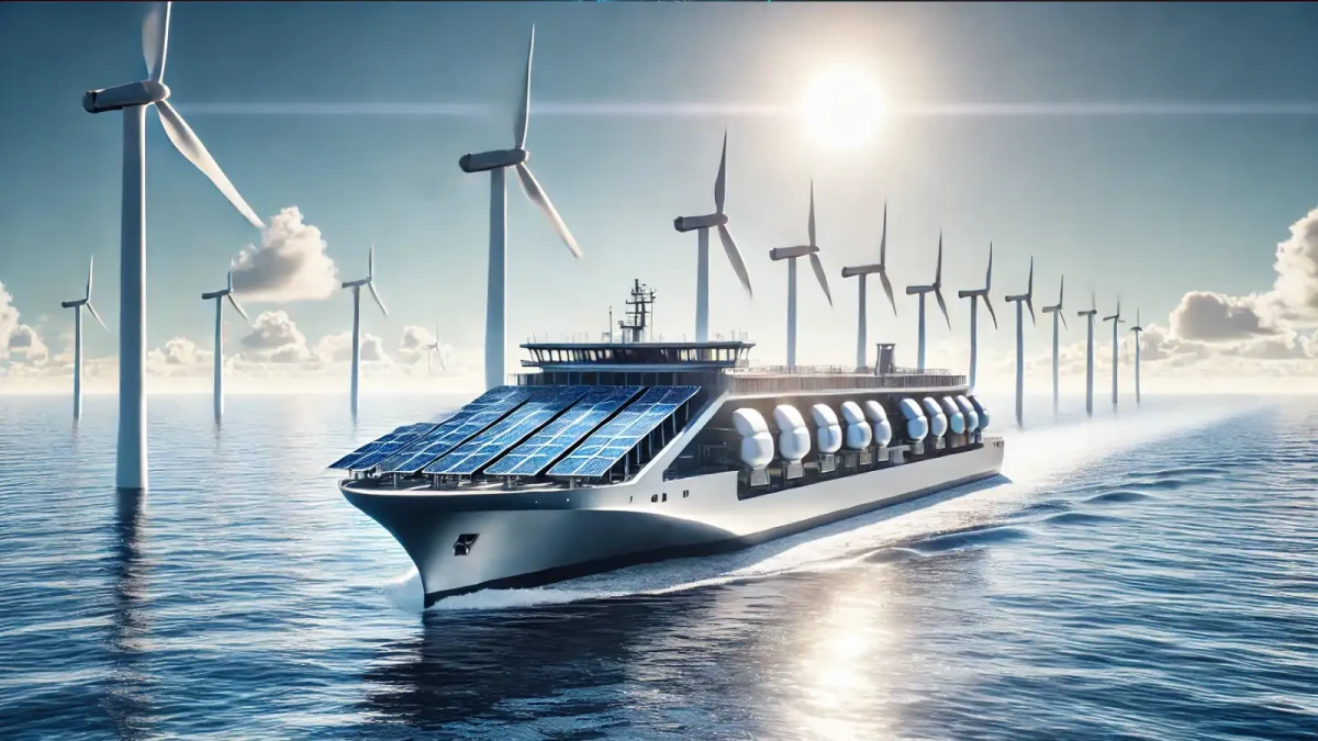 Oceány brázdí loď s nulovými emisemi. Je poháněna sluncem, větrem a vodíkem.