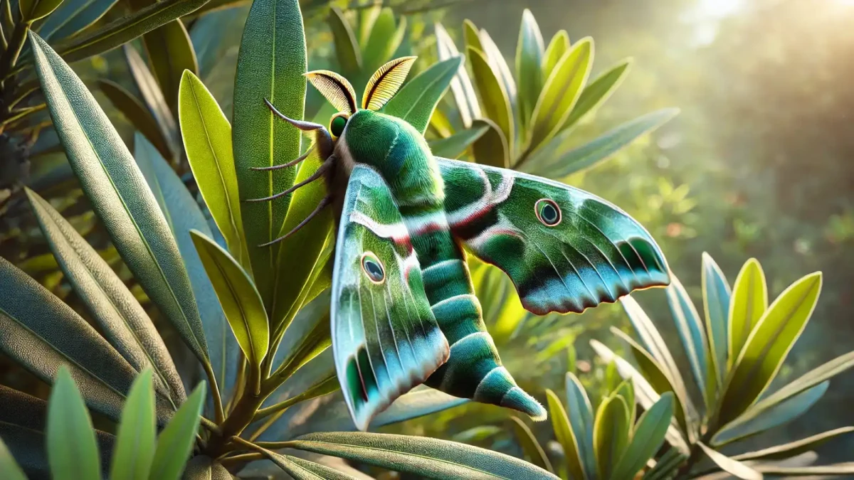 Lišaj oleandrový známý také jako green army moth