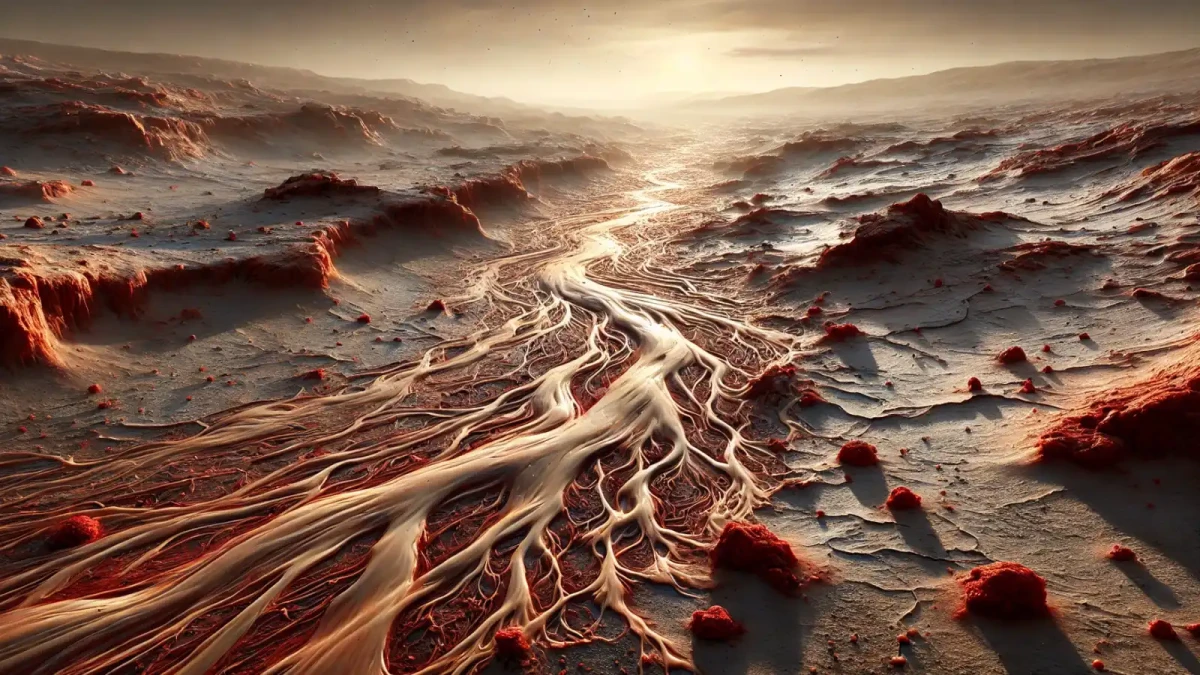 Bahno na Marsu připomíná lávu!