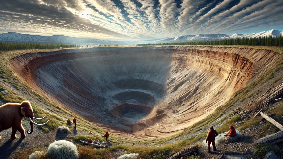 Jak to vypadá, když taje arktický permafrost na Sibiři