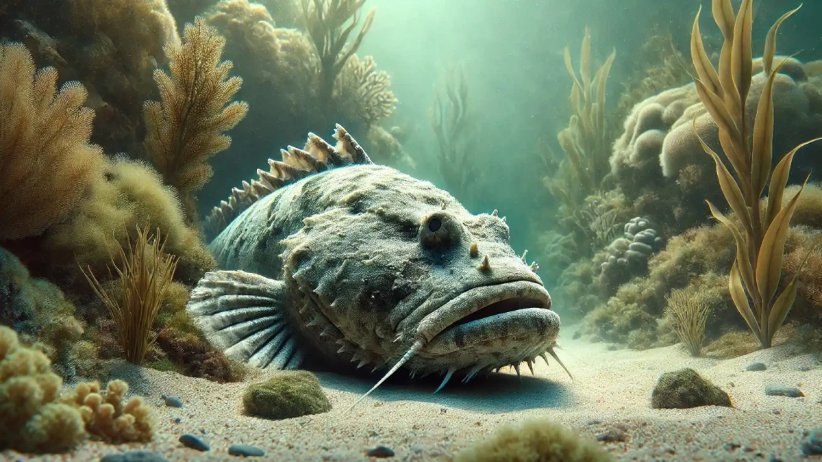 Odracen pravý - kamenná ryba; jedovatá ryba je mistrem maskování