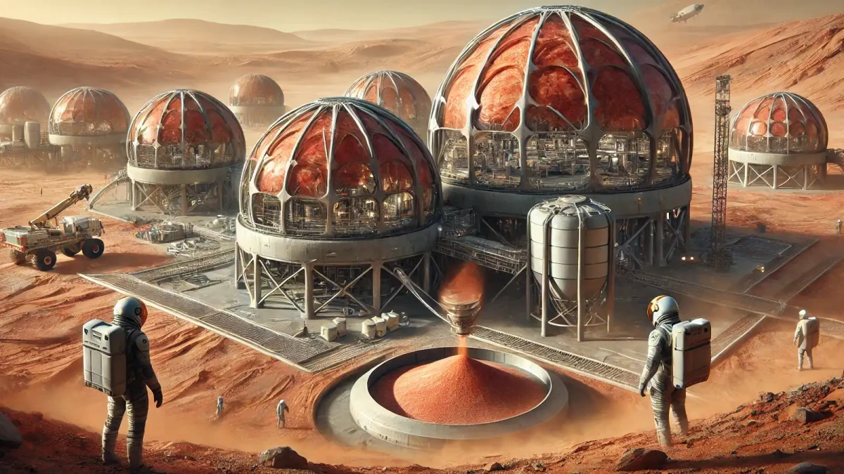 Lidská krev nebo brambory? Z čeho budeme stavět obydlí na Marsu?