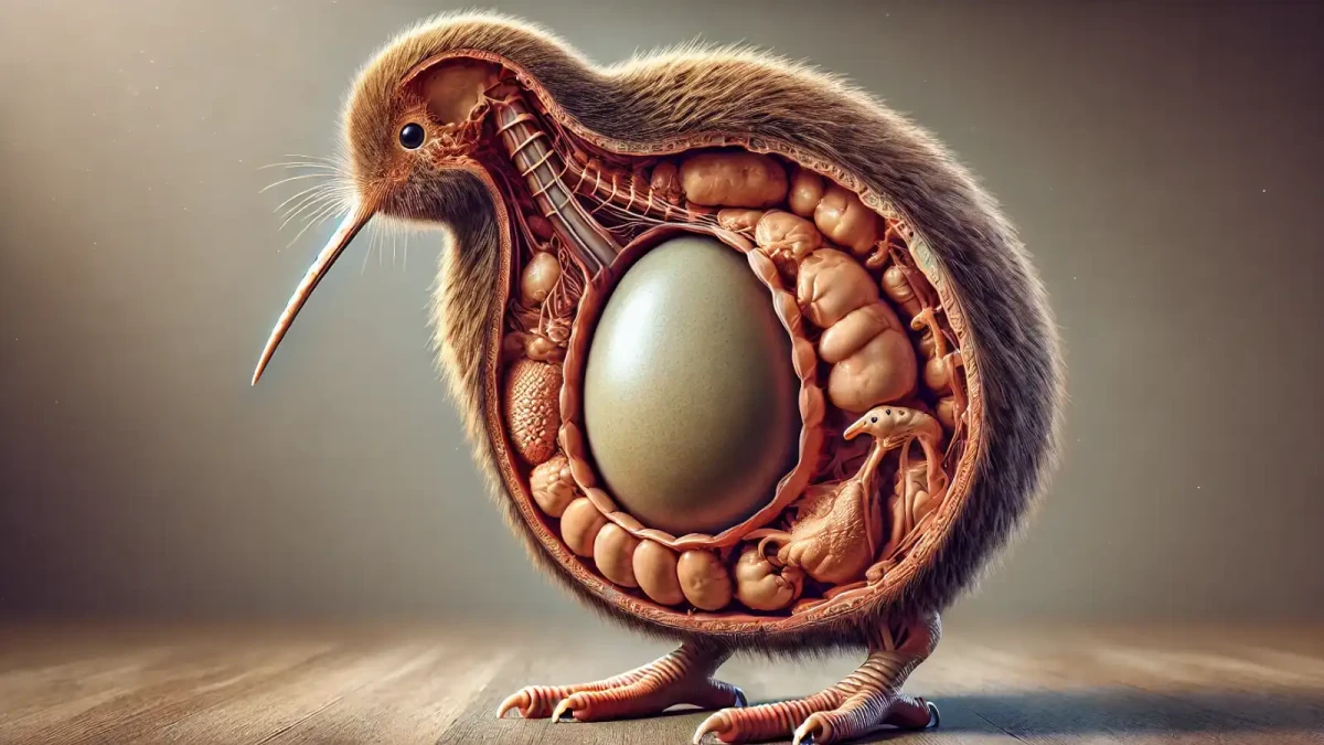 Proč kivi snáší pouze jedno vejce? Před snesením je tak velké, že samici znemožňuje i jíst!