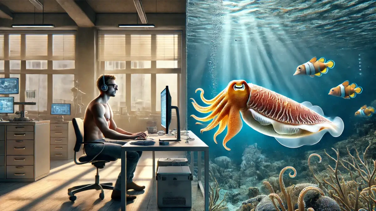 Umí se lépe ovládat člověk nebo sépie?