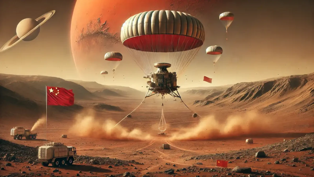 Čína přistála na Marsu!