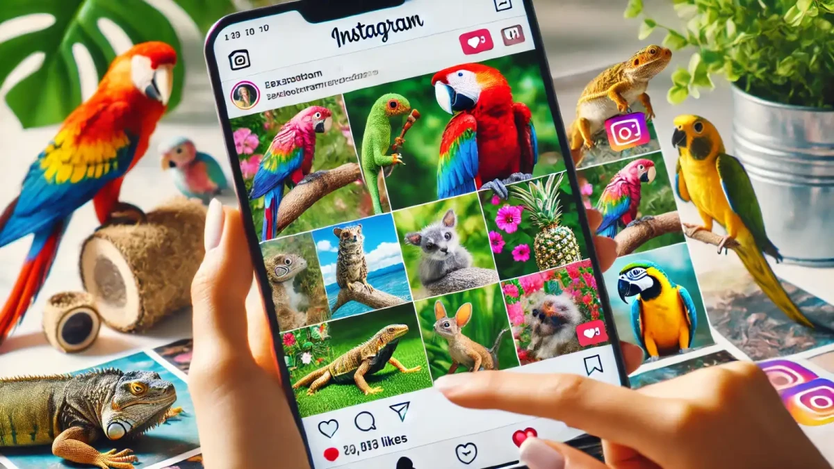 Nelegální exotičtí mazlíčci na Instagramu