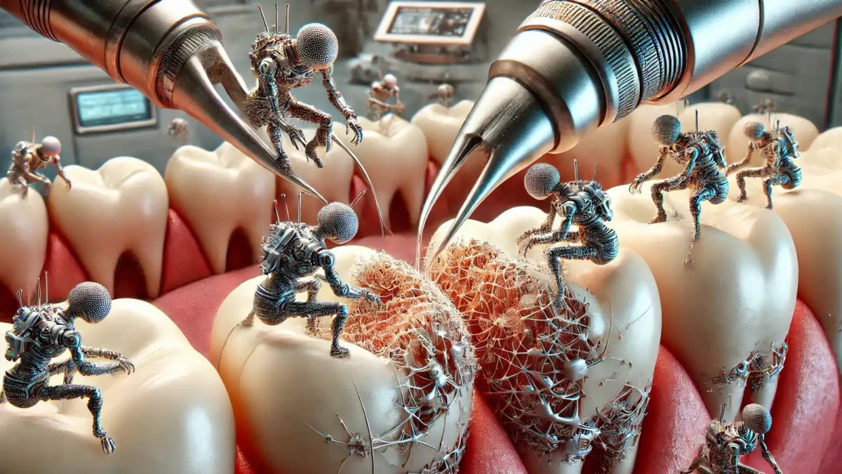 Zkažené zuby vám již brzy opraví mikroskopičtí roboti. Jen pozor ať vám neutečou!