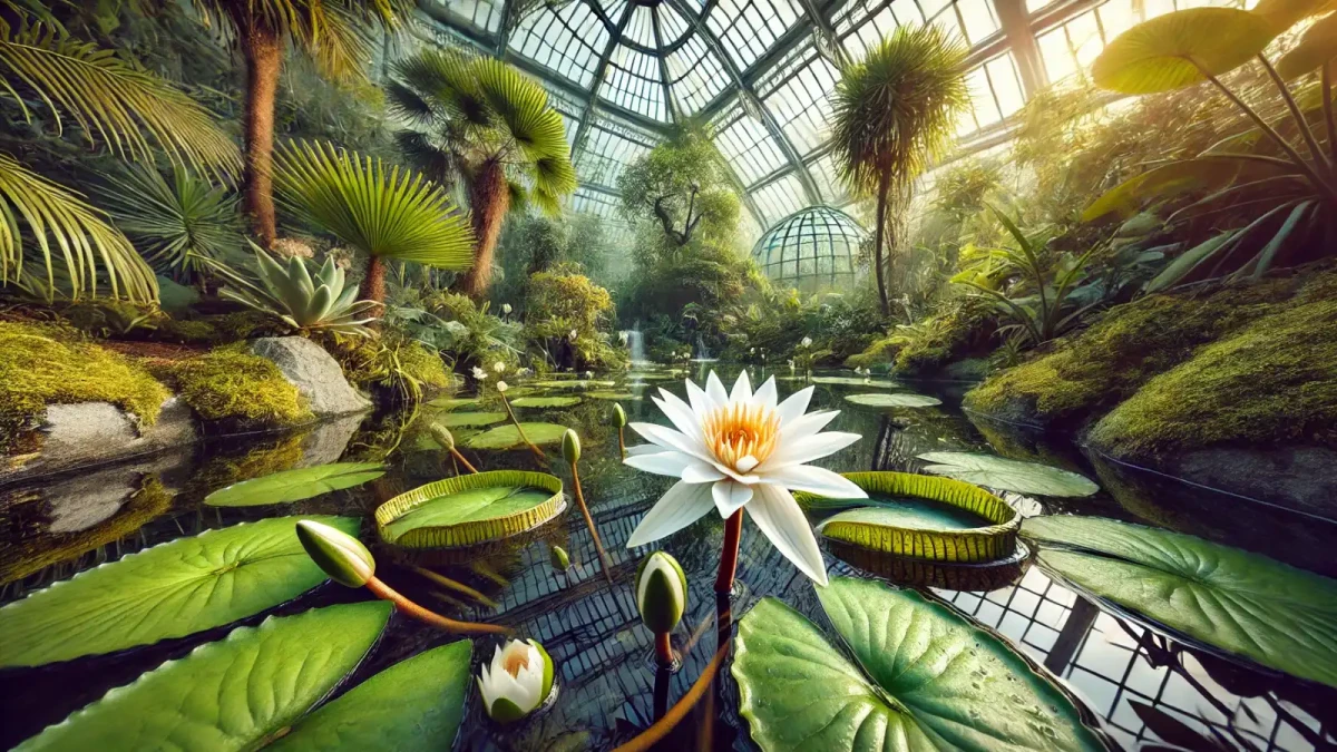 V pražské botanické zahradě kvete v přírodě již vyhynulý leknín trpasličí