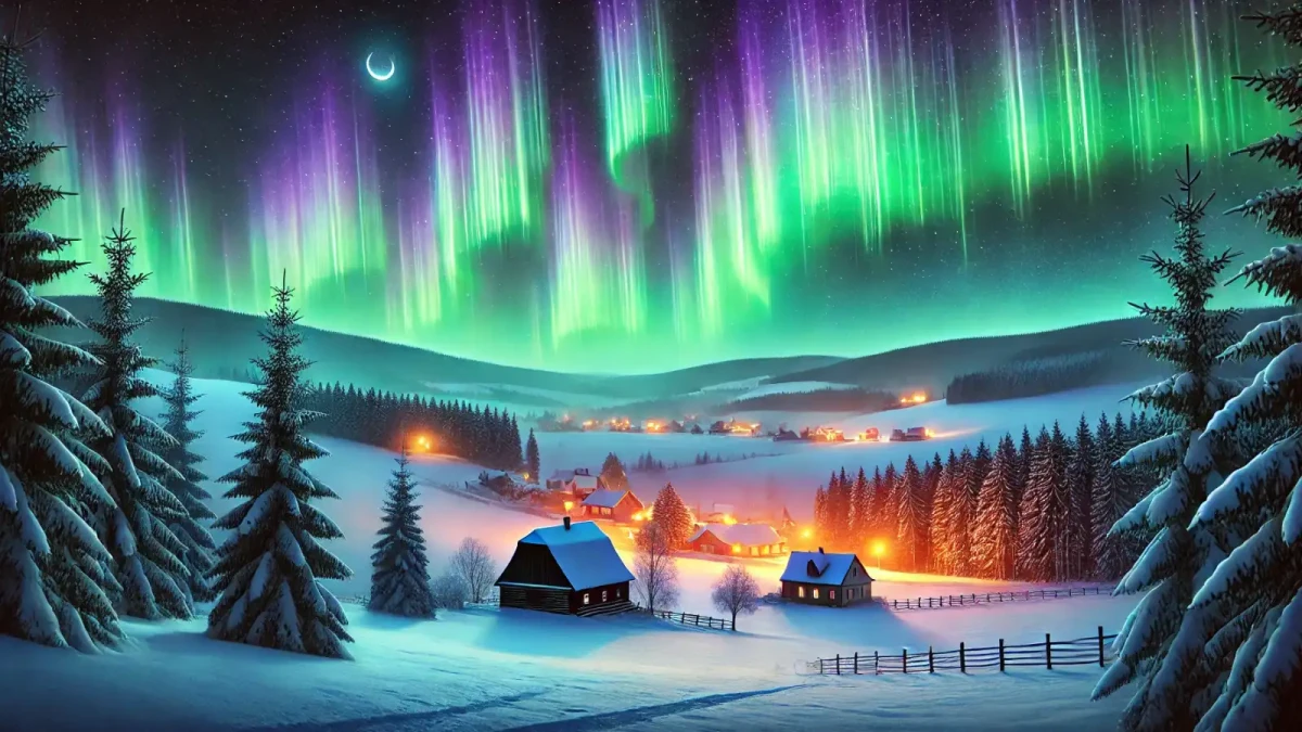 Nad Českou republikou se objevila polární záře