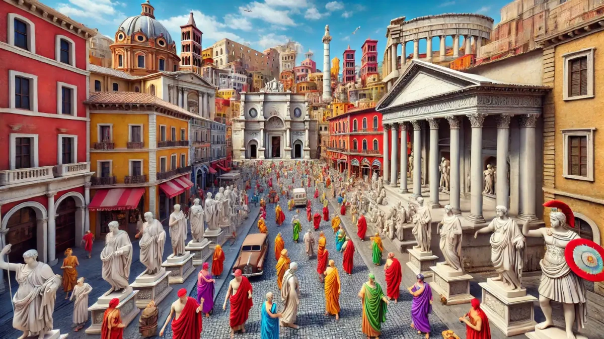 Představovali jste si antiku celou v bílém? Ve skutečnosti hýřila barvami!