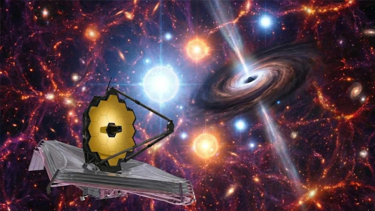 Webbův teleskop odhalil „monstrózní hvězdy“. Mohly stát u zrodu prvních supermasivních černých děr