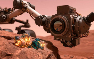 Poklad na Rudé planetě: Rover Perseverance objevil na Marsu zářící drahokamy