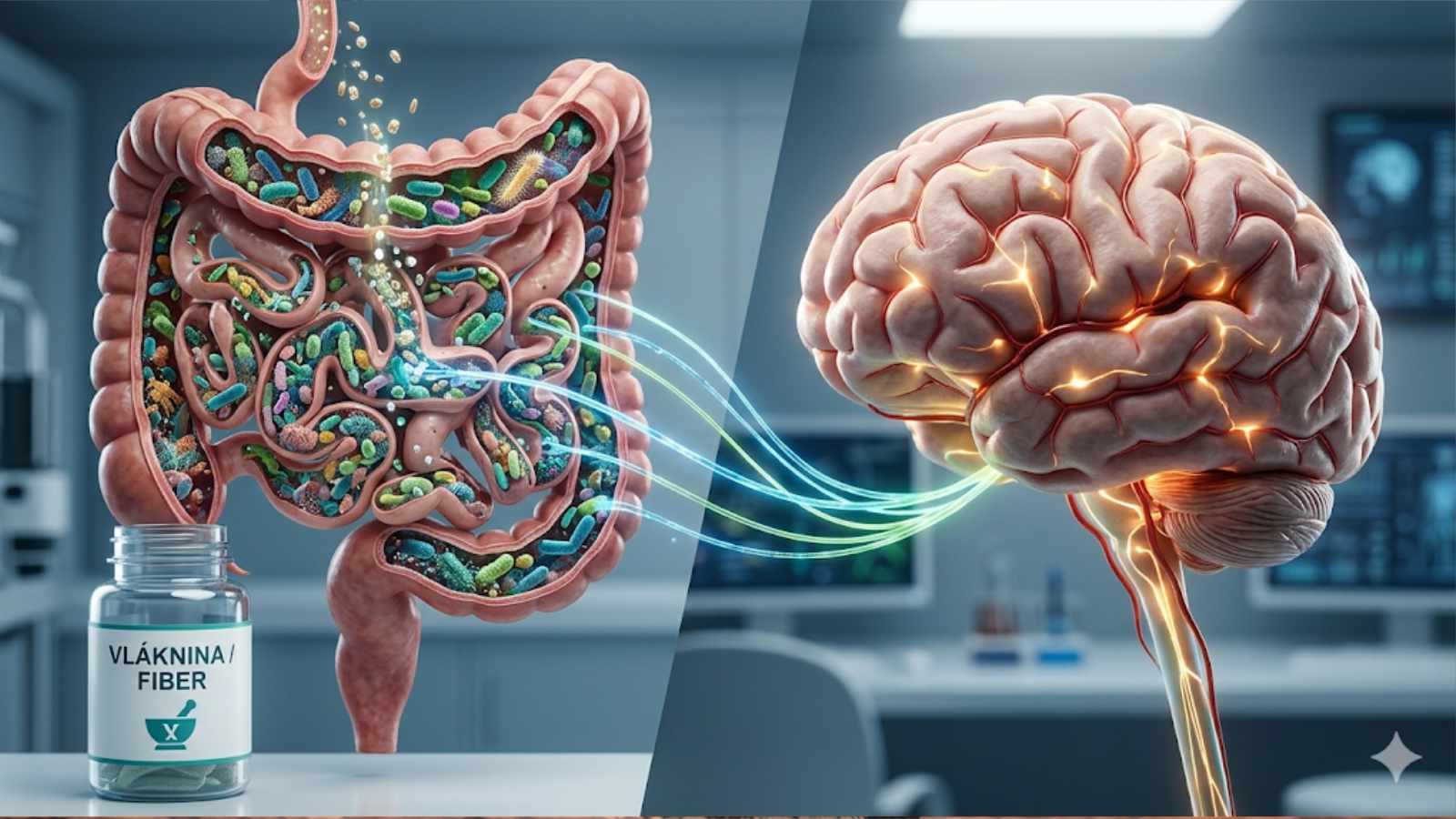 Tajemství omlazení mozku objeveno ve střevech? Obyčejná vláknina z lékárny zlepšuje paměť už za 12 týdnů!