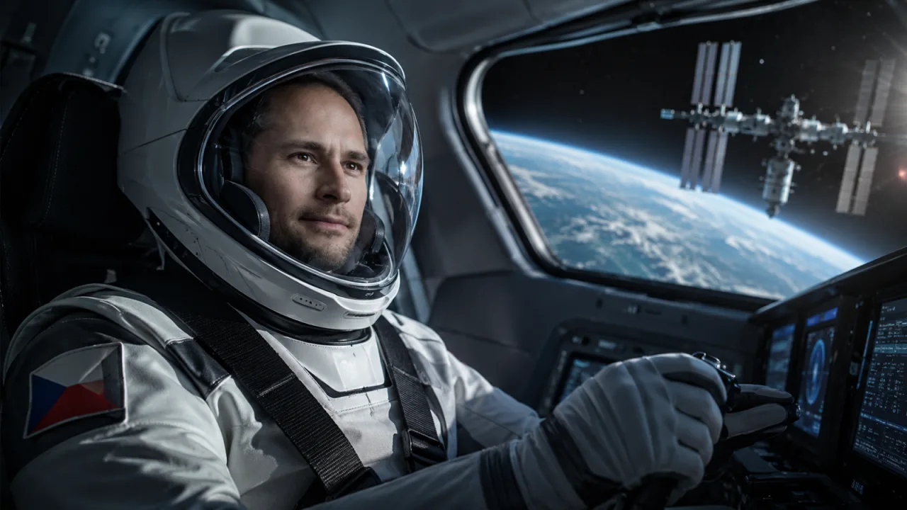 Česko se vrací ke hvězdám! Elitní stíhač bude pilotovat loď od SpaceX a přepíše historii