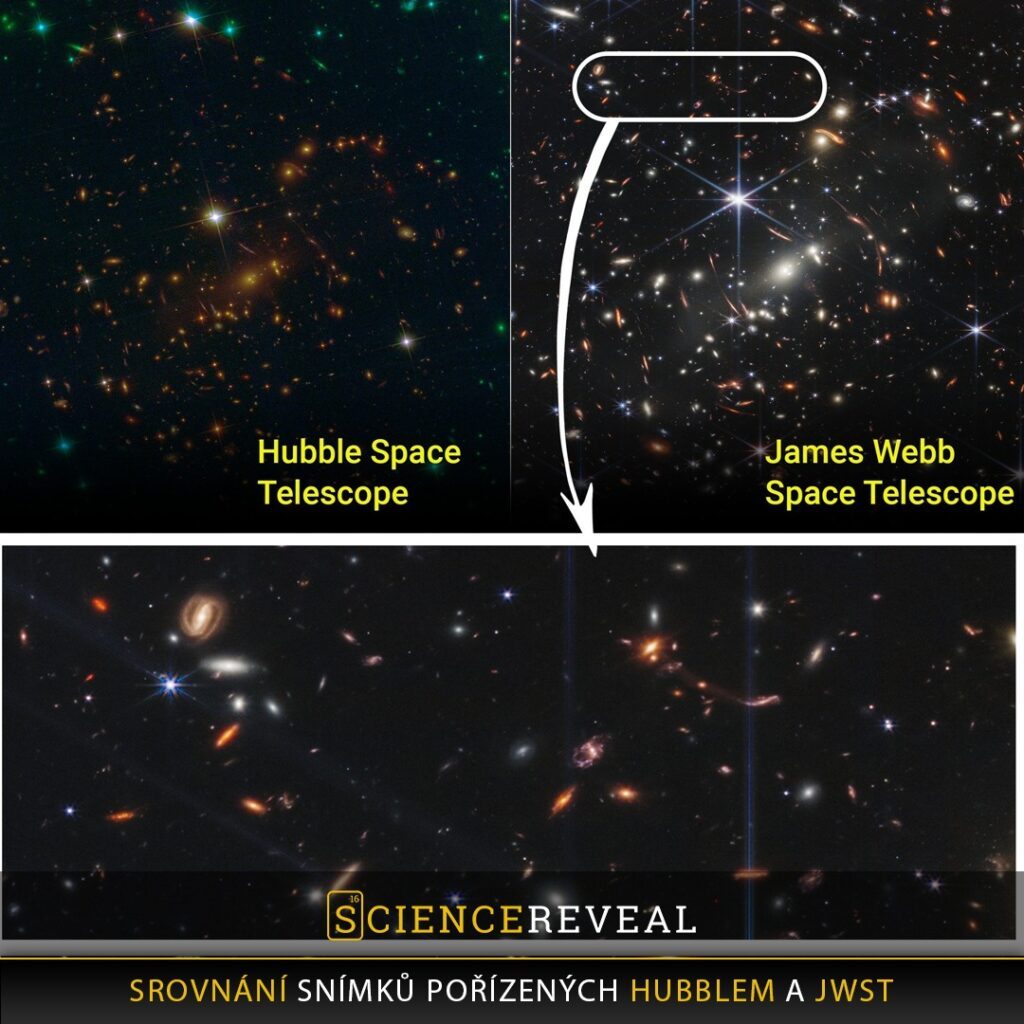 Teleskop Jamese Webba posílá první snímky! Čím se liší od Hubblea?