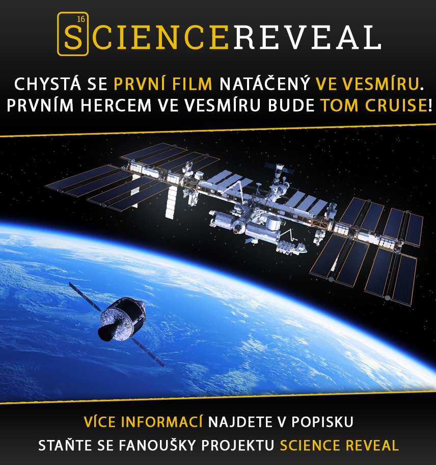 Chystá se první film natáčený ve vesmíru. Prvním hercem ve vesmíru bude Tom Cruise!