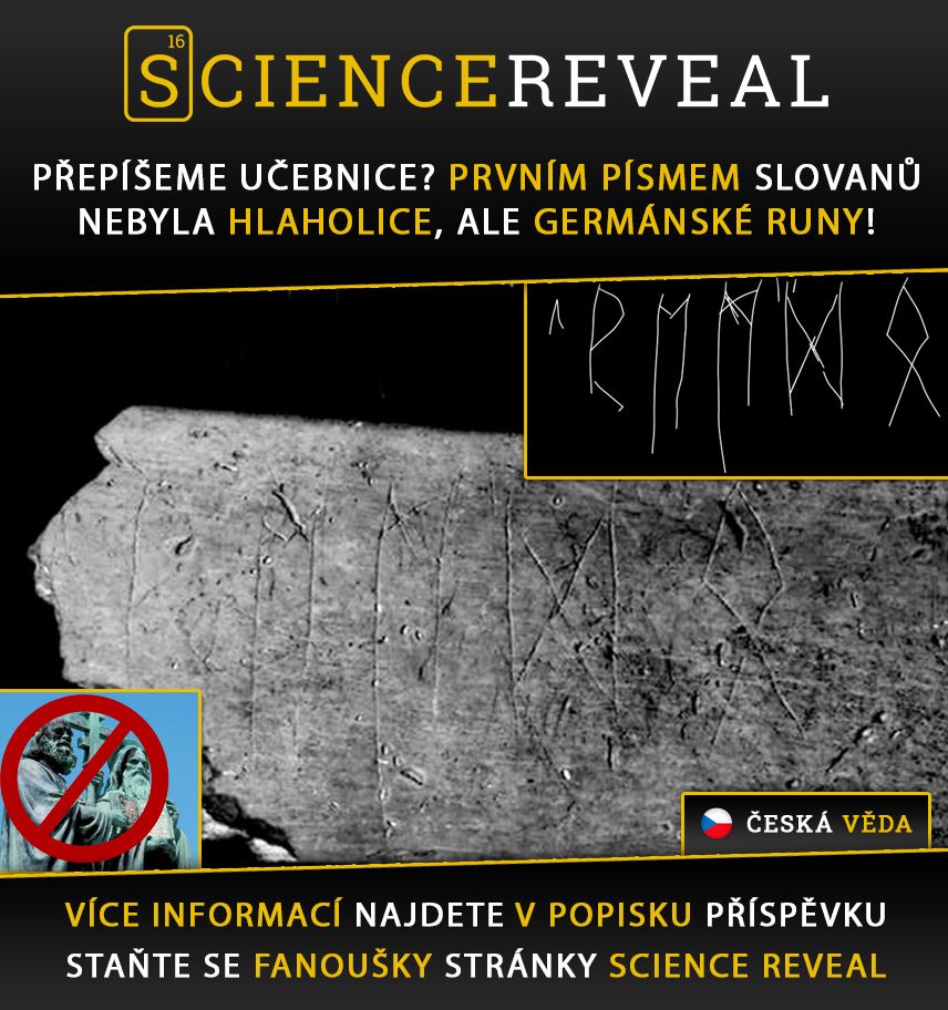 Přepíšeme učebnice? Prvním písmem Slovanů nebyla hlaholice, ale germánské runy!