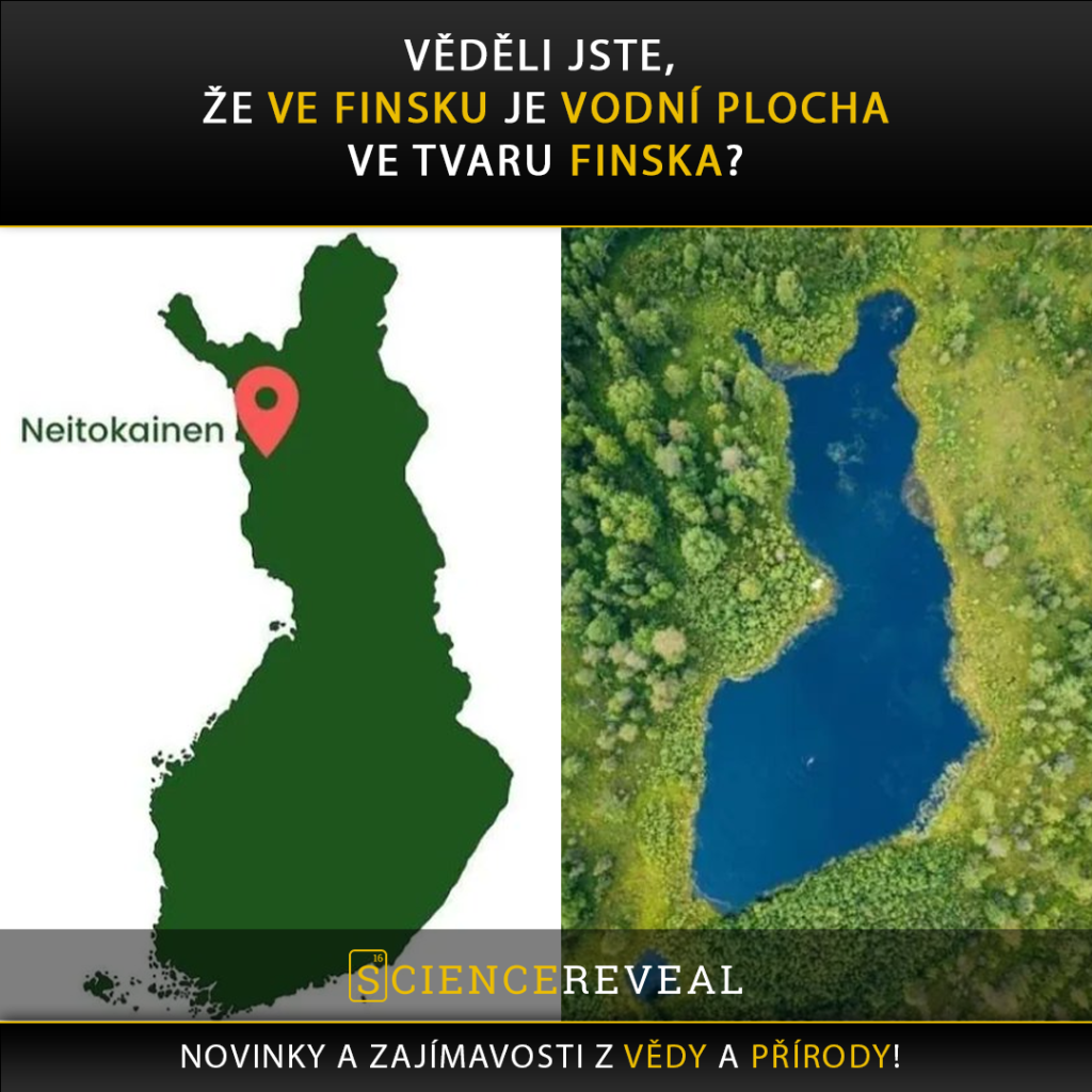 Ve Finsku existuje vodní plocha, která je svým tvarem velmi podobná samotnému Finsku!