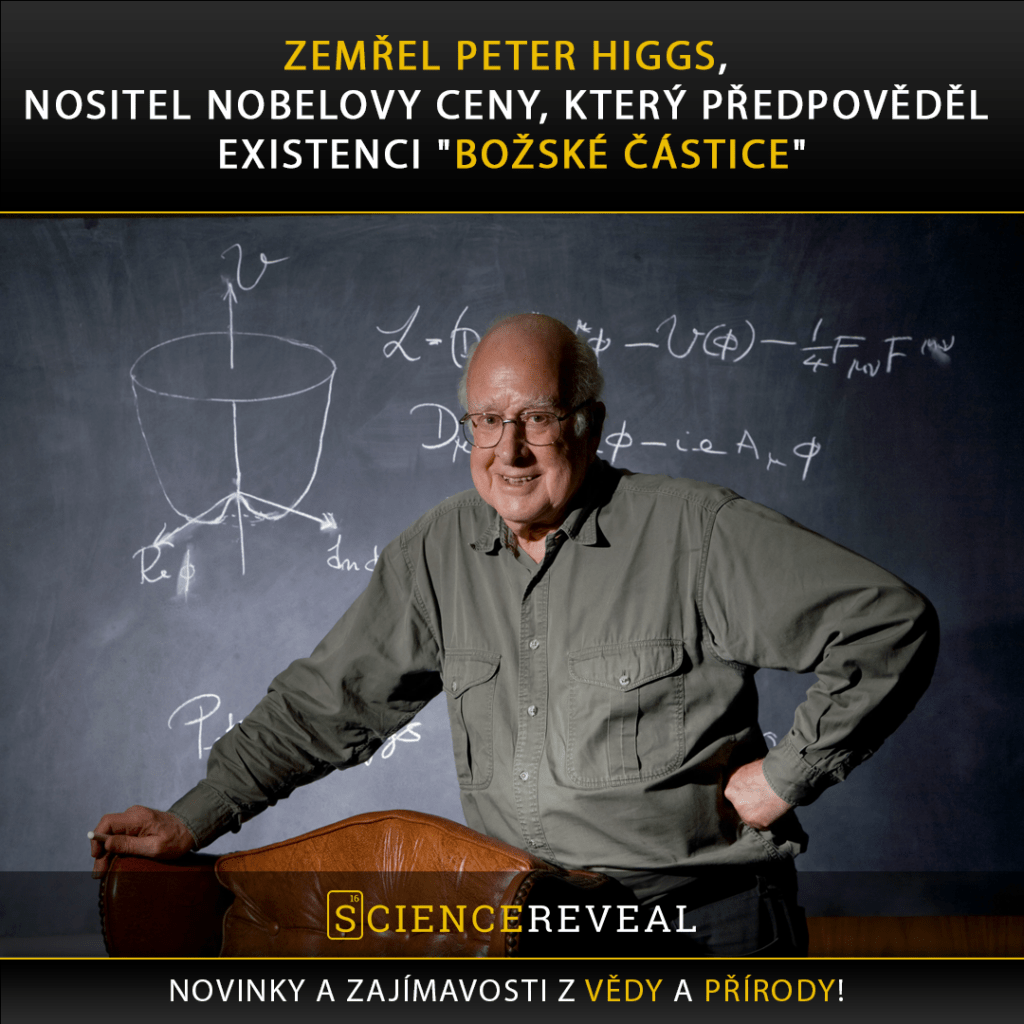 Zemřel Peter Higgs, nositel Nobelovy ceny, který předpověděl existenci "Božské částice"